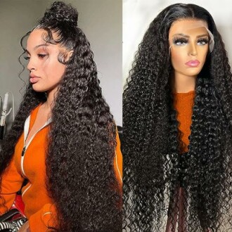Hswpawk 13x6 Deep Wave Lace Front Wigs Human Hair Review